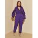 Plus Size Cutout Ruffled Jumpsuit