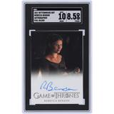 Rebecca Benson Game of Thrones Autographed 2017 Rittenhouse #RB SGC Authenticated 8.5/10 Card