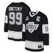 Youth Mitchell & Ness Wayne Gretzky Black Los Angeles Kings 1992 Blue Line Player Jersey