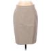 Maria Bianca Nero Casual Skirt: Tan Solid Bottoms - Women's Size Small