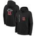 Youth Nike DeMar DeRozan Black Chicago Bulls 2023/24 City Edition Name & Number Pullover Hoodie