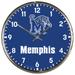 WinCraft Memphis Tigers Chrome Wall Clock