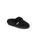 Women's Claire Slipper by Dearfoams in Black (Size M M)