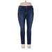 Just Fab Jeans - Mid/Reg Rise: Blue Bottoms - Women's Size 33 - Dark Wash