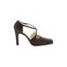 Barneys New York Heels: Pumps Stiletto Chic Brown Shoes - Women's Size 37 - Almond Toe