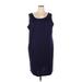 Danny & Nicole Casual Dress: Purple Dresses - Women's Size 22