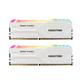 【DDR4 RAM】GIGASTONE White RGB Game Turbo Desktop RAM 16GB (2x8GB) DDR4 RAM 16GB DDR4-3200MHz PC4-25600 CL16 1.35V 288 Pin Unbuffered Non ECC UDIMM for PC Gaming Desktop Memory (Desktop ONLY)