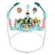 Fisher-Price Baby Bouncer Colorful Corners Jumperoo Activity Center with Music Lights Sounds & Developmental Toys, HNX59