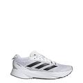 adidas Mens Adizero SL Shoes, Cloud White/Core Black/Carbon, 8