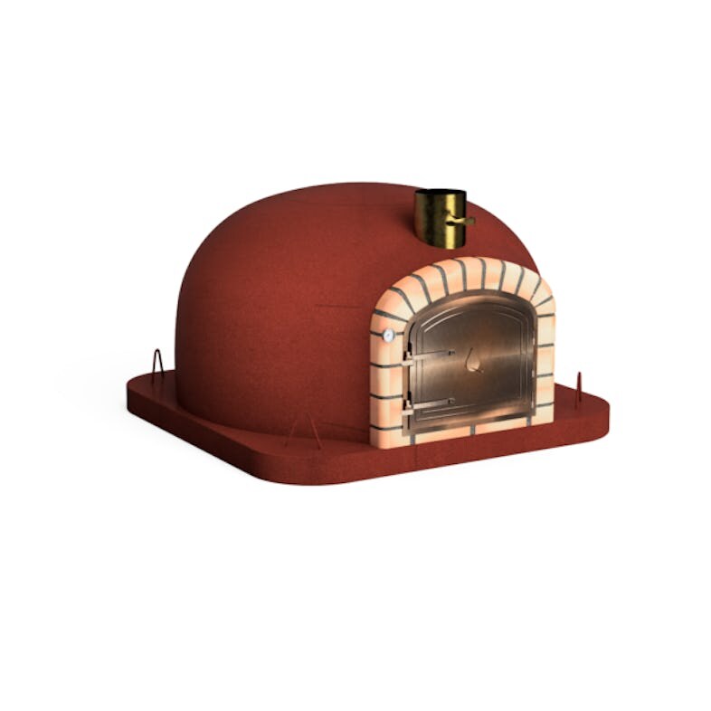 MOVELAR Holzofen Vulcano Plus 80 bordeaux Image