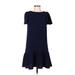 DKNY Casual Dress - DropWaist: Blue Dresses - Women's Size 6