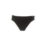 Kenneth Cole New York Swimsuit Bottoms: Black Print Swimwear - Women's Size Medium