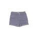 Sonoma Goods for Life Denim Shorts: Gray Solid Bottoms - Women's Size 5 - Stonewash