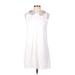 Vivienne Vivienne Tam Casual Dress: White Dresses - Women's Size Medium