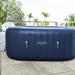 Bestway Saluspa Hawaii Airjet Inflatable Hot Tub w/ Energysense Cover Vinyl/PVC in Blue | 28 H x 71 W x 71 D in | Wayfair 60048E-BW