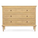 Hooker Furniture Charleston 3 - Drawer Accent Chest Wood in Yellow | 34 H x 46 W x 19 D in | Wayfair 6750-85011-12