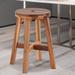 George Oliver Elidh Wood Accent Stool in Brown | 17.7 H x 15.4 W x 15.4 D in | Wayfair D133787BEAB74A8796B28538632048B5