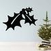 The Holiday Aisle® Mistletoe Wall Décor, Metal in Black | 11 H x 16 W x 0.12 D in | Wayfair B8EBF599ED18442C96D3DC15693D546A