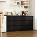 Latitude Run® Bodkins 9 - Drawer Dresser Wood in Black | 31.5 H x 63 W x 15.7 D in | Wayfair 42AF806AB833406D83767B394188428D