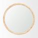 Langley Street® Longino Round Wood Wall Mirror in Brown | 30.04 H x 30.04 W x 1.48 D in | Wayfair B5A23F9224F34C51A36F77842E20794E