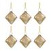 The Holiday Aisle® Irregular Holiday Shaped Ornament Glass in White/Yellow | 3.1 H x 2.9 W x 2.8 D in | Wayfair 28A7077240DC4568BE1924FB22AB68BD