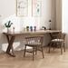 Hokku Designs Kimberlyanne 3 Piece Solid Wood Rectangle Desk & Chair Set Office Set w/ Chair Wood in Brown/Green | Wayfair