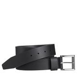 Johnston & Murphy Men's Roller Buckle Belt Black 36 Leather