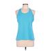 Nike Active Tank Top: Blue Activewear - Women's Size Large
