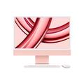 Apple 2023 iMac All-in-One Desktop-Computer mit M3 Chip: 8-Core CPU, 10-Core GPU, 24" 4.5K Retina Display, 8 GB gemeinsamer Arbeitsspeicher, 256 GB SSD Speicher, passendes Zubehör. Rosé