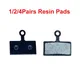 Bicycle DISC RESIN BRAKE PADS FOR SHIMANO G01S XTR M9000 M985 M988 Deore XT M8000 M785 SLX M7000