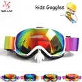 Children Ski Goggles Anti-fog Double Layer Big Spherical Skiing Glasses Kids Snowboard Winter