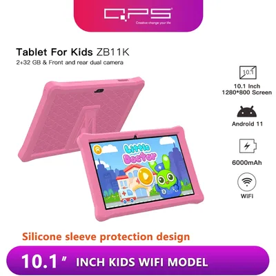 QPS tablet per bambini da 10 pollici Android 10 Quad Core 2GB 32GB WIFI 6000mAh tablet di