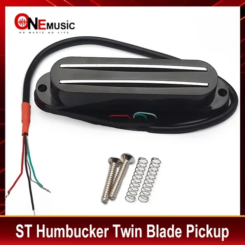ST Stil Humbucker Twin Klinge Pickup Mini Humbucker Dual Schiene 9K für FD ST Elektrische Gitarre