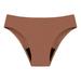 Knosfe Womens Plus Size Underwear Clearance Menstrual Period Leak Proof Low Rise Bikini Bottom Bikini Panties for Women Plus Size Light Brown M