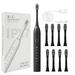 New Electric Toothbrush With 8 Brush Heads 6 Modes Smart Rechargeable Toothbrush For Women Men