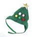 KIHOUT Flash Sales Pet Warm Winter Hat Dog Christmas Christmas Tree Shaped Hat Funny Christmas Party Decorations Christmas Indoor and Outdoor Decorations