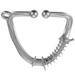 Cattle Nose Ring Stainless Steel Nose Ring for Cow Cattle Nose Plier Livestock Nose Ring