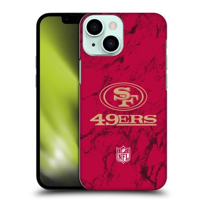 San Francisco 49ers Hartschalen-Handyhülle aus farbigem Marmor - iPhone Image