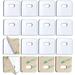 SOGEWO (16 Set/32 Pieces) Clear Vertical Blind Repair Tabs Vertical Blinds tabs/Blind Fixers for Vertical Blinds Replacement Slats & Parts