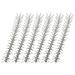 HEMOTON 6pcs 50cm Stainless Steel Bird Spikes Kit Bird Repeller Bird Deterrent Spikes Kit Bird Prevent Bird Off Device