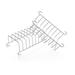 2pcs Countertop Toast Rack Stainless Steel Bread Rack Kitchen Toast Cooling Stand Kitchen Supply