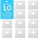 Toyfunny (10 Set/20 Pieces) Clear Vertical Blind Tabs Vertical Blinds Tabs/Blind Fixers For Vertical Blinds Replacement Slats & Parts