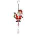 Ympuoqn Christmas Decorations Indoor Outdoor Metal Iron Wind Chime Pendant Christmas Series Glass Color Painting And Painting Xmas Party Favors