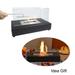 RUseeN Tabletop Fire Pit Portable Fire Pit Bowl Indoor Table Top Firepit Tabletop Fire Pits Outdoor Indoor Fire Pit Tabletop Indoor Fireplace Mini Tabletop Fireplace Decor Housewarming Gifts