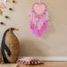 HANXIULIN Dream Wind Chimes Colorful Feathers Dream Wind Chimes Home Room Wall Decoration Outdoor Wind Chimes Home Decorations Hot Pink