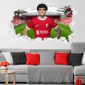 Liverpool Luis Diaz 23/24 Autocollant mural cassé – 90 cm de largeur x 50 cm de hauteur - No Gender Taille: One Size Only