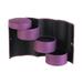 NUOLUX Retro Cylinder Shaped Three-Layer Mini Roll-up Snap Jewelry Storage Box Case Holder Organizer (Purple)