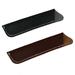 NUOLUX 2 Pcs Black and Brown PU Leather Pen Protectors Pencil Pouch Pen Basg Pencil Containers Pen Organizers Pen Holders for Office School