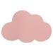 NUOLUX Creative Wooden Wall Hook Lovely Cloud Shape Hooks Home Decoration for Bathroom Bedroom Kids Room (Pink)