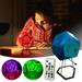 Fankiway Home Decor Cool Infinite Dodecahedron Night Light Color Body Art Light Home Decoration Light Home Decor Gifts